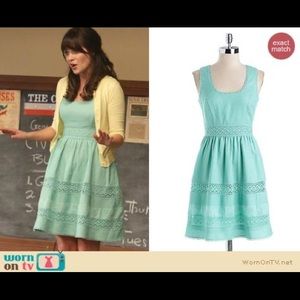 Jessica Simpson Basket Weave Fit & Flare Dress